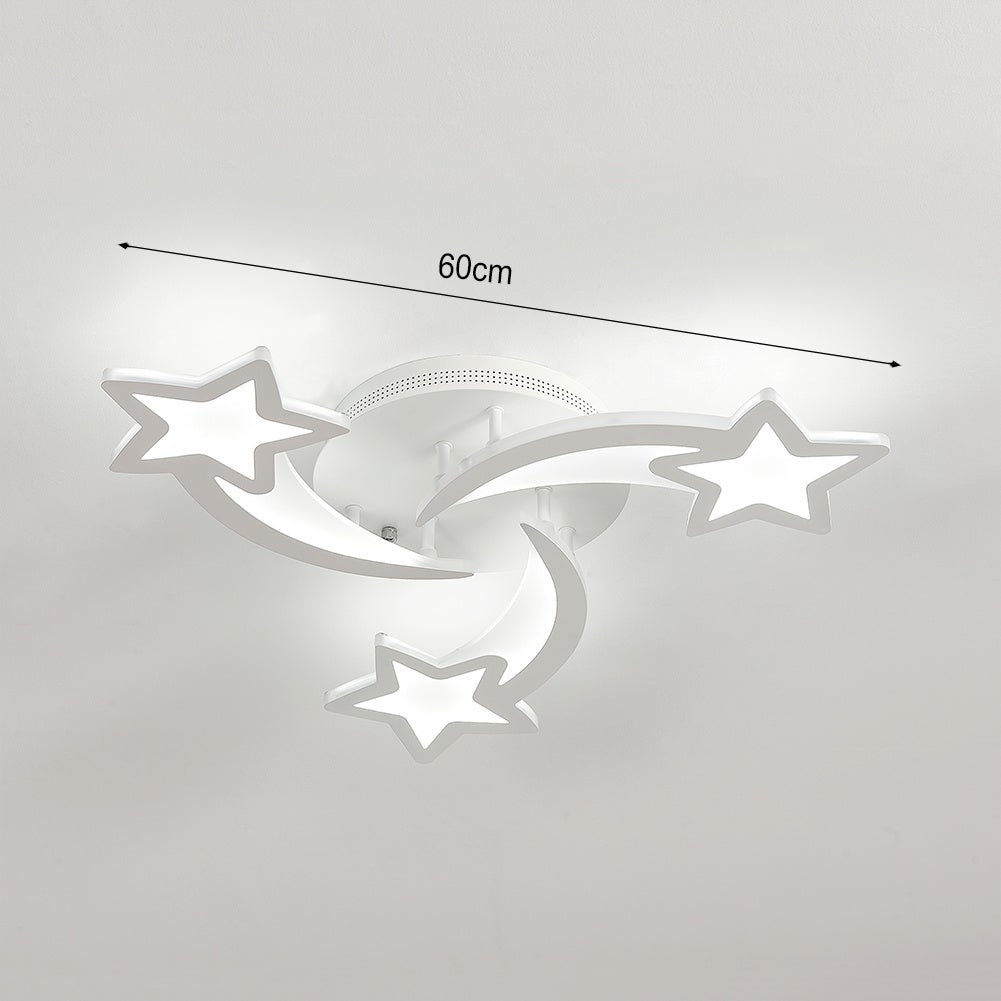 LED Ceiling Light Fixture with Star Lampshades - House Comfort
