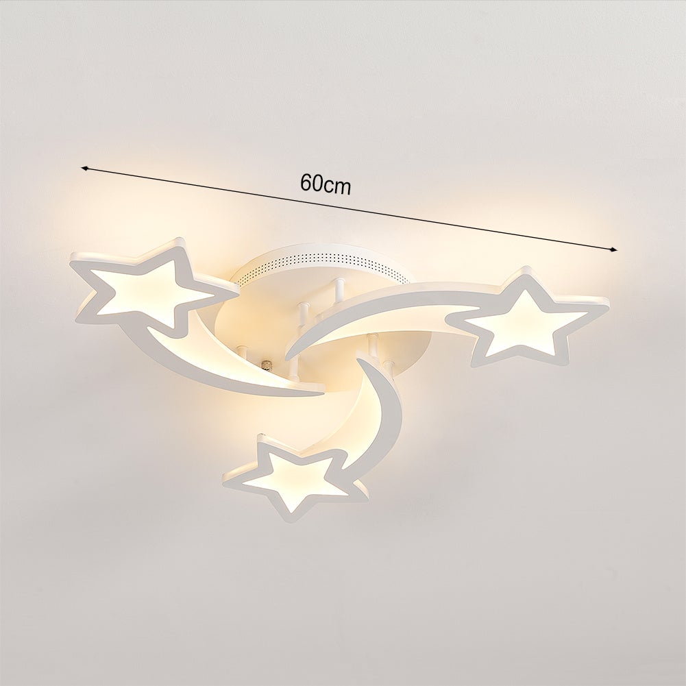 LED Ceiling Light Fixture with Star Lampshades - House Comfort
