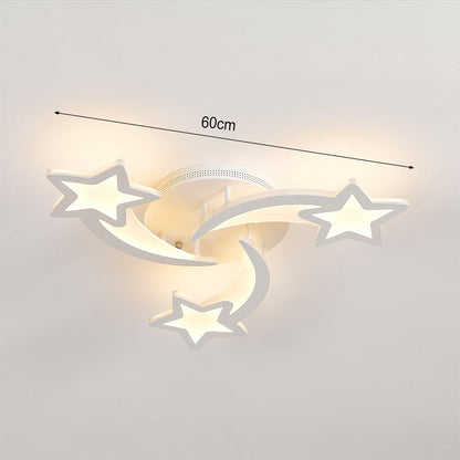 LED Ceiling Light Fixture with Star Lampshades - House Comfort