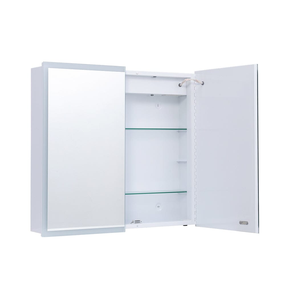 LED Double Door Mirror Cabinet Bathroom 650x600 mm - House Comfort