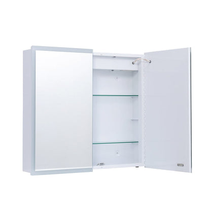 LED Double Door Mirror Cabinet Bathroom 650x600 mm - House Comfort