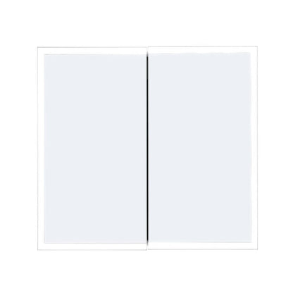 LED Double Door Mirror Cabinet Bathroom 650x600 mm - House Comfort