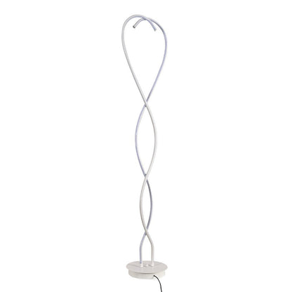 LED Floor Lamp Creative Standing Lamp with 2 Swirling Tubes - House Comfort