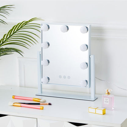 LED Lighted Vanity Mirror with 14 Bulbs for Dressing Room and Bedroom - House Comfort