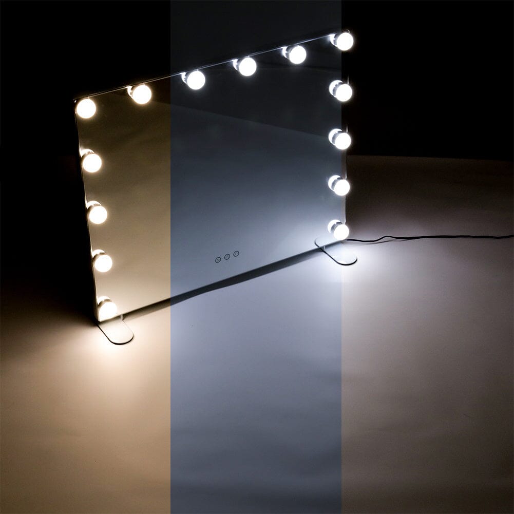 LED Lighted Vanity Mirror with 14 Bulbs for Dressing Room and Bedroom - House Comfort
