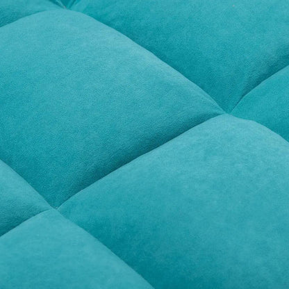 Leisure Recliner Armchair and Ottoman Set with Footstool Metal Legs - House Comfort