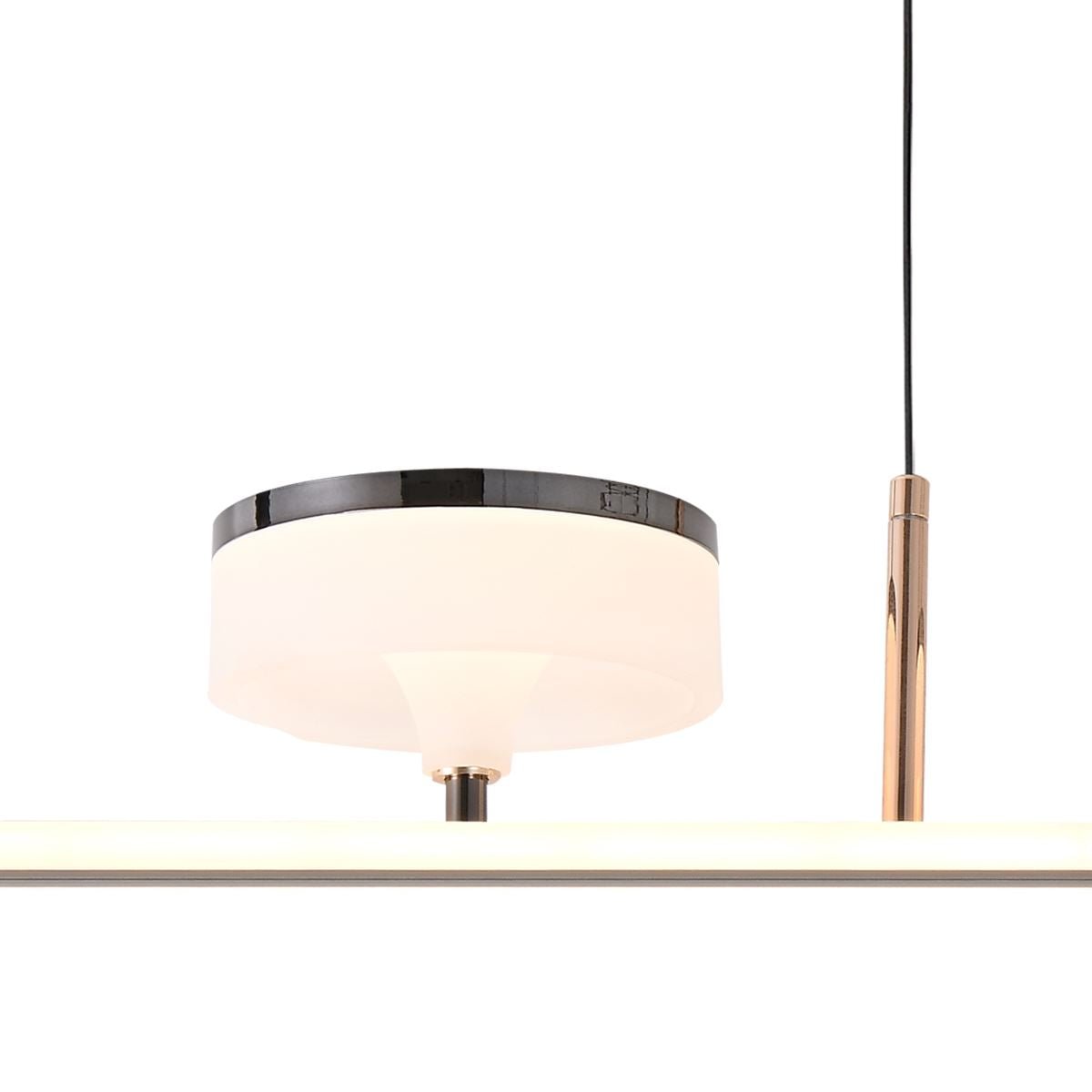 Lightsin Aluminum Acrylic Chandelier with Three - Color Changing - House Comfort