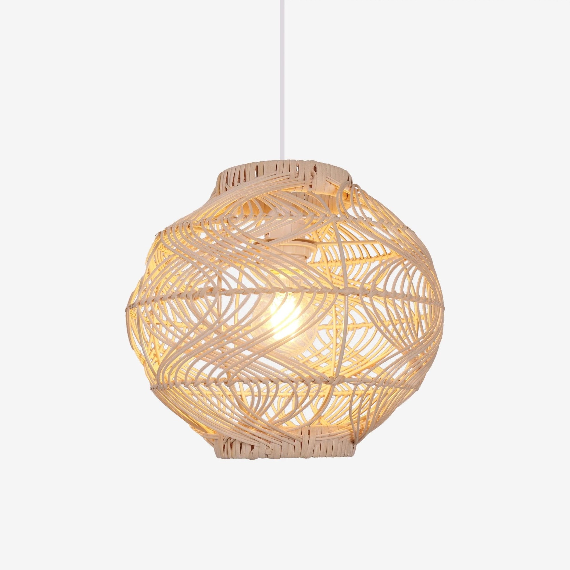 Lightsin Artisanal Rattan Pendant Light for Warm Interiors - House Comfort