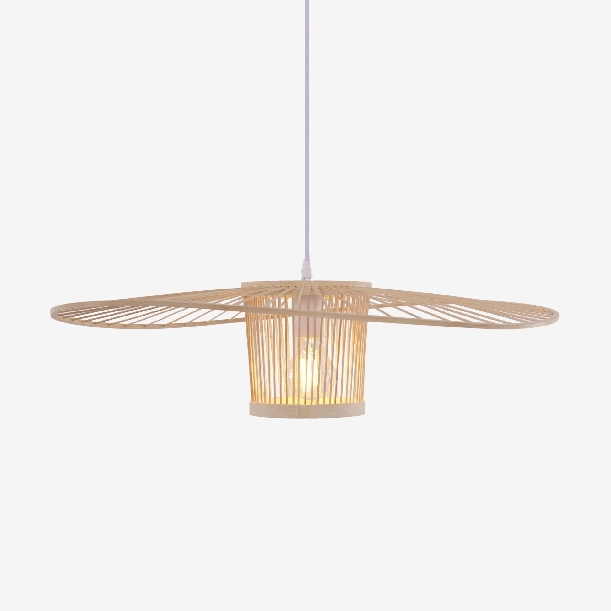 Lightsin Bamboo Pendant Light for Organic Elegance and Warmth - House Comfort