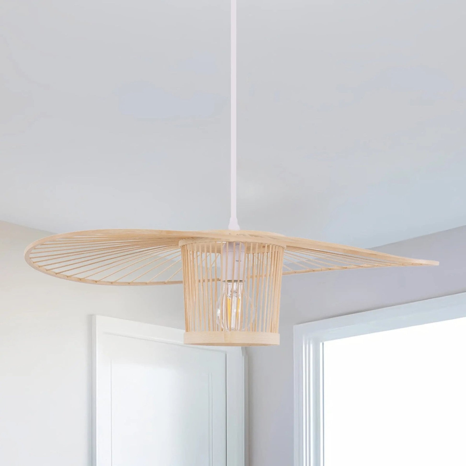 Lightsin Bamboo Pendant Light for Organic Elegance and Warmth - House Comfort