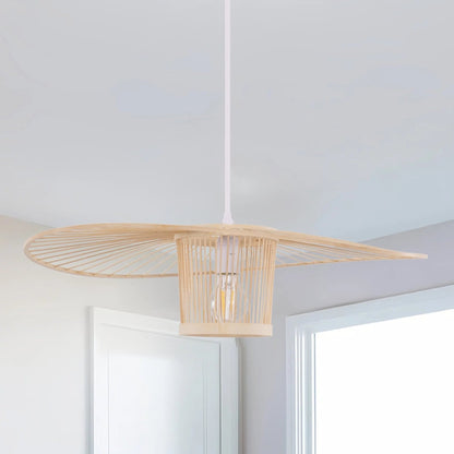 Lightsin Bamboo Pendant Light for Organic Elegance and Warmth - House Comfort