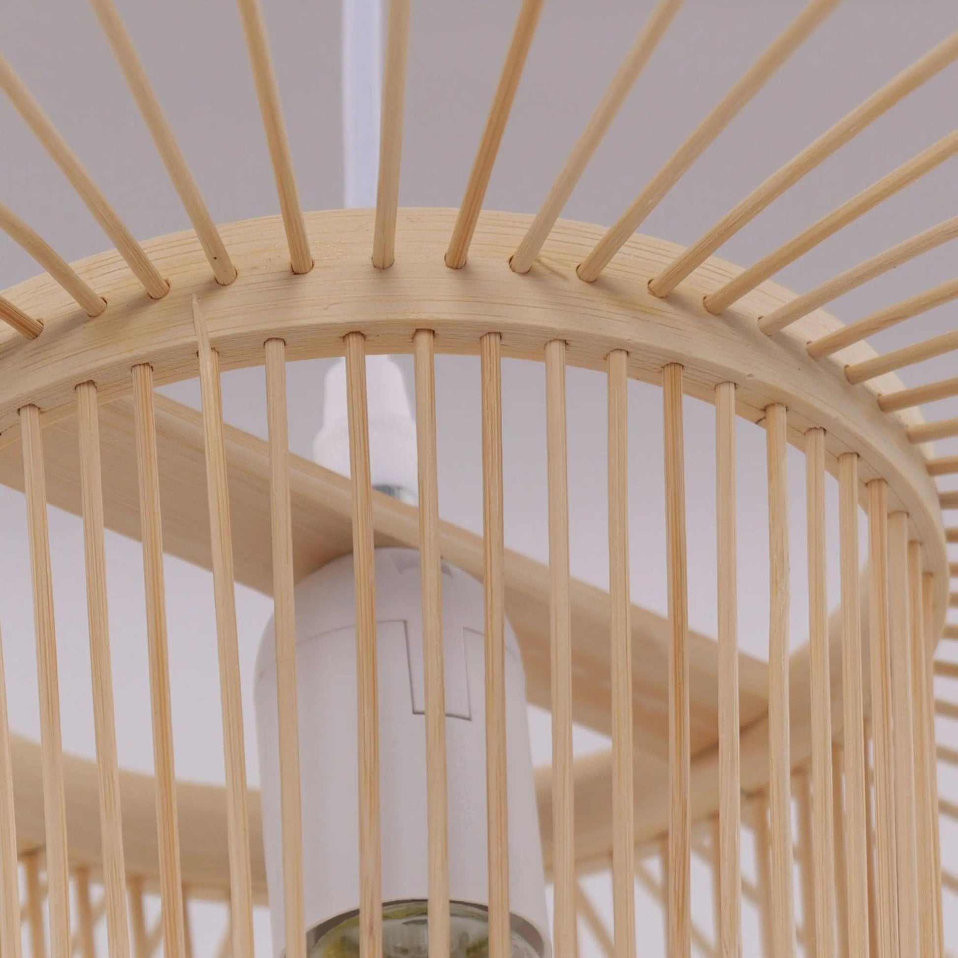 Lightsin Bamboo Pendant Light for Organic Elegance and Warmth - House Comfort