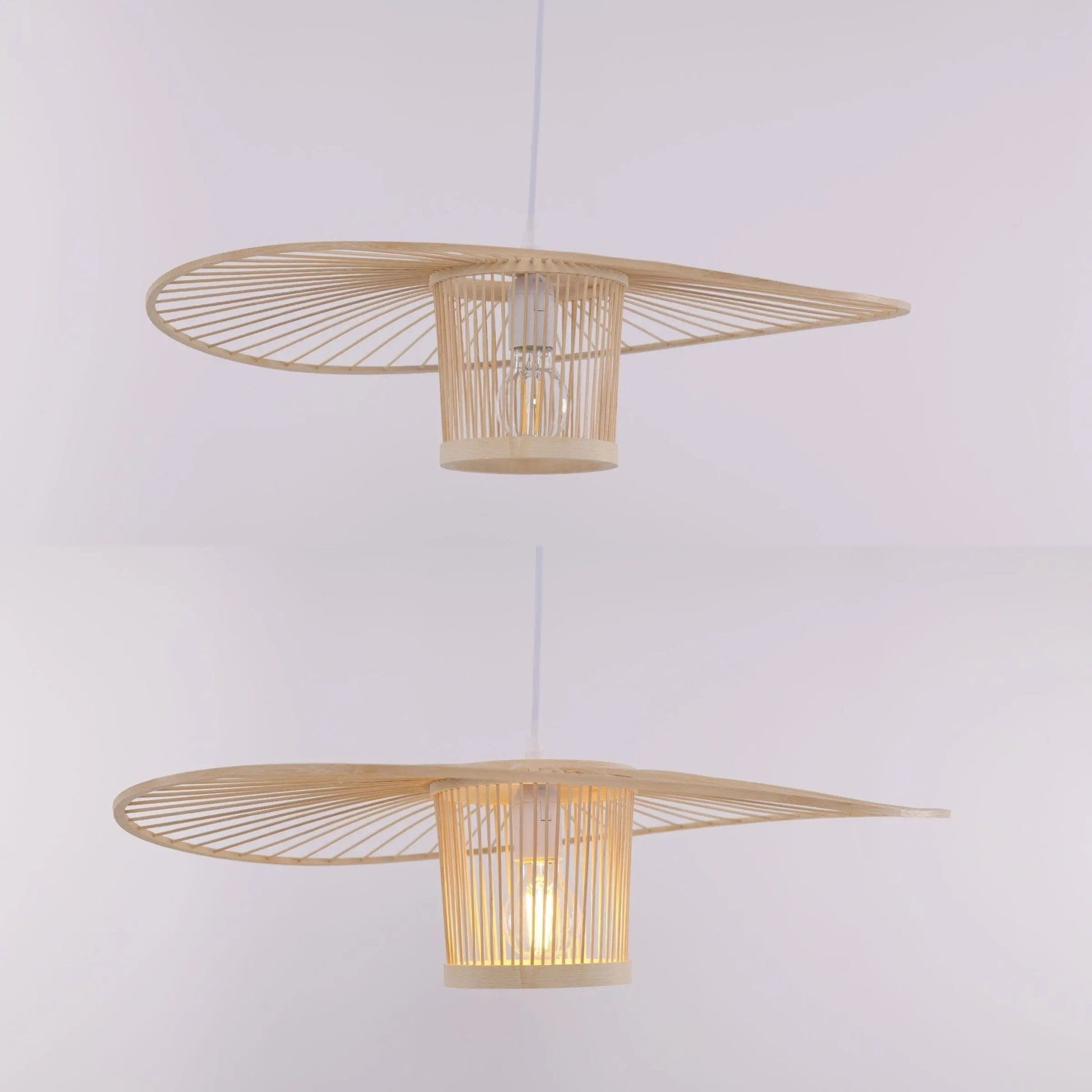 Lightsin Bamboo Pendant Light for Organic Elegance and Warmth - House Comfort