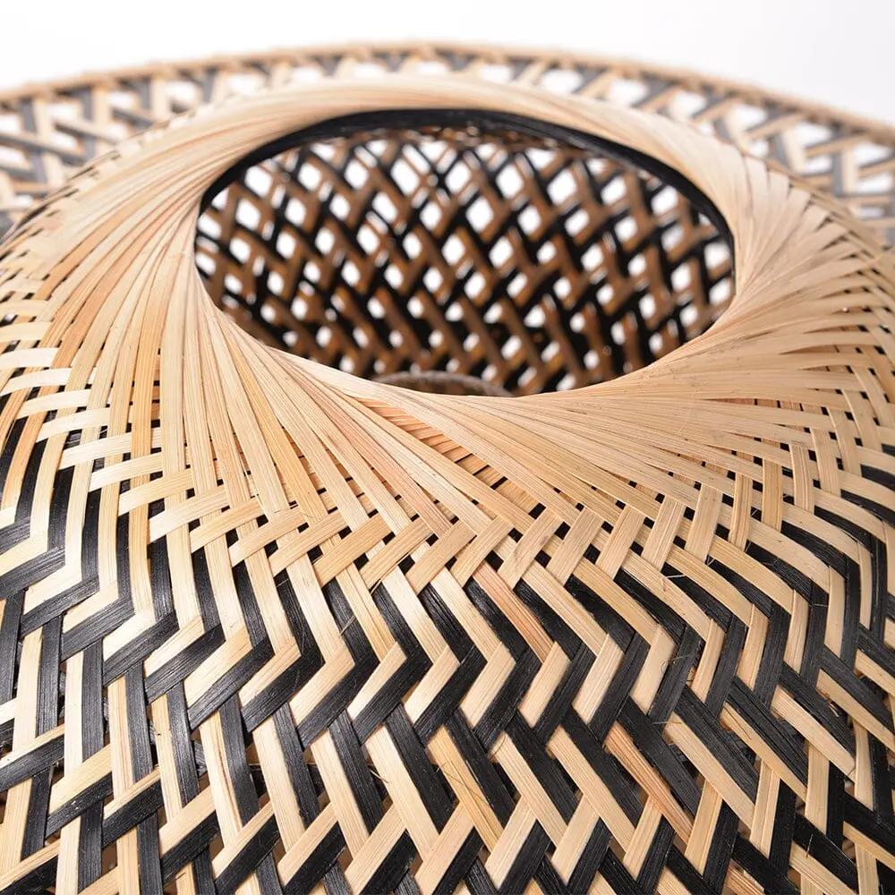 Lightsin Bamboo Radiance Handwoven LED Ceiling Light - House Comfort