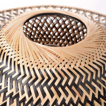 Lightsin Bamboo Radiance Handwoven LED Ceiling Light - House Comfort