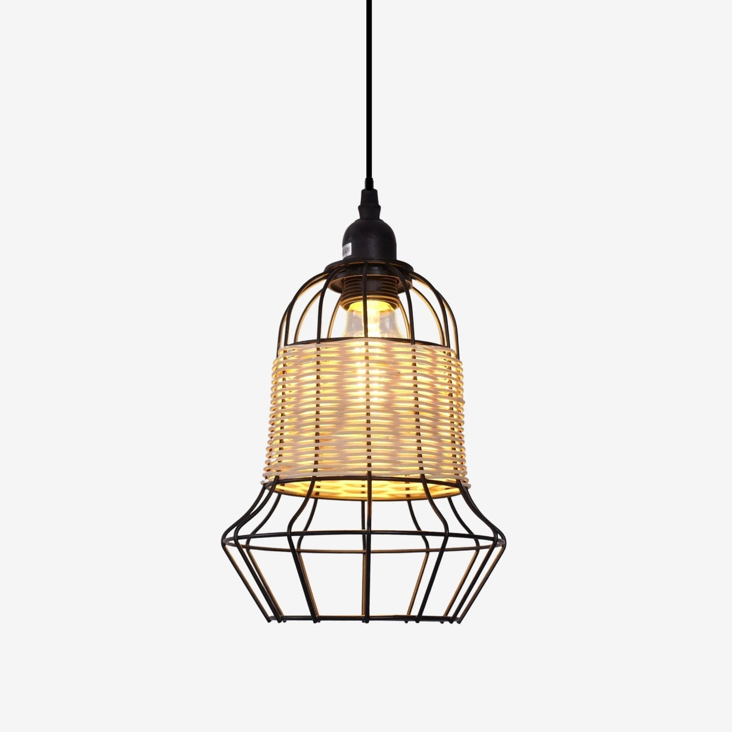 Lightsin Basket - Inspired Bar Pendant Light Natural Rattan Pendant Lighting - House Comfort