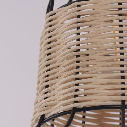 Lightsin Basket - Inspired Bar Pendant Light Natural Rattan Pendant Lighting - House Comfort