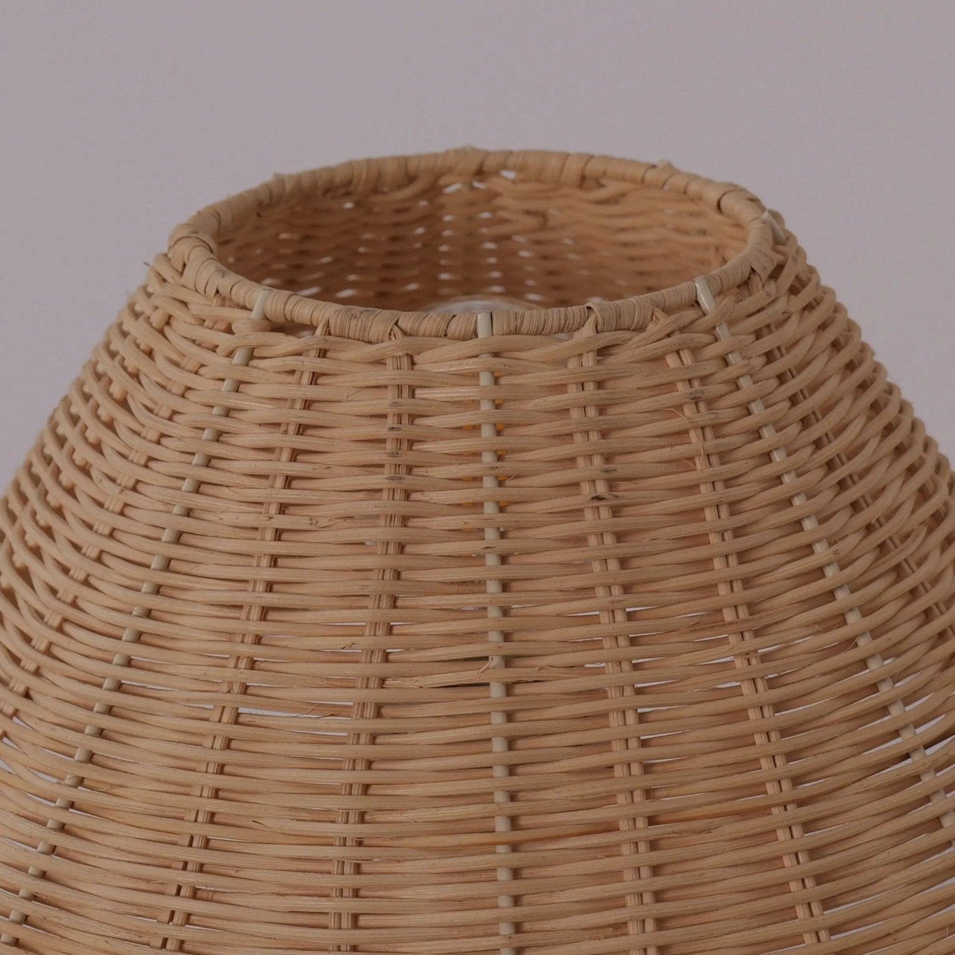 Lightsin Bohemian Rattan Table Lamp Handcrafted Natural Lighting - House Comfort