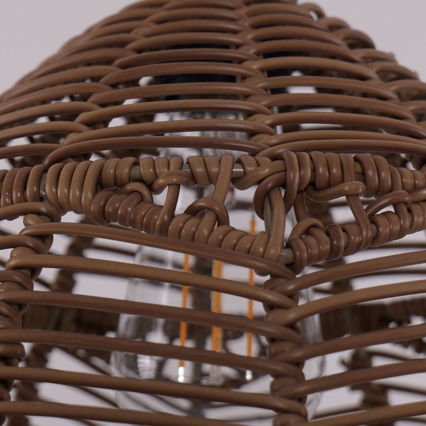 Lightsin Boho Rattan Pendant Light – Handwoven Wicker Ceiling Light Fixture for Living Room, Kitchen, and Bohemian Interiors - House Comfort