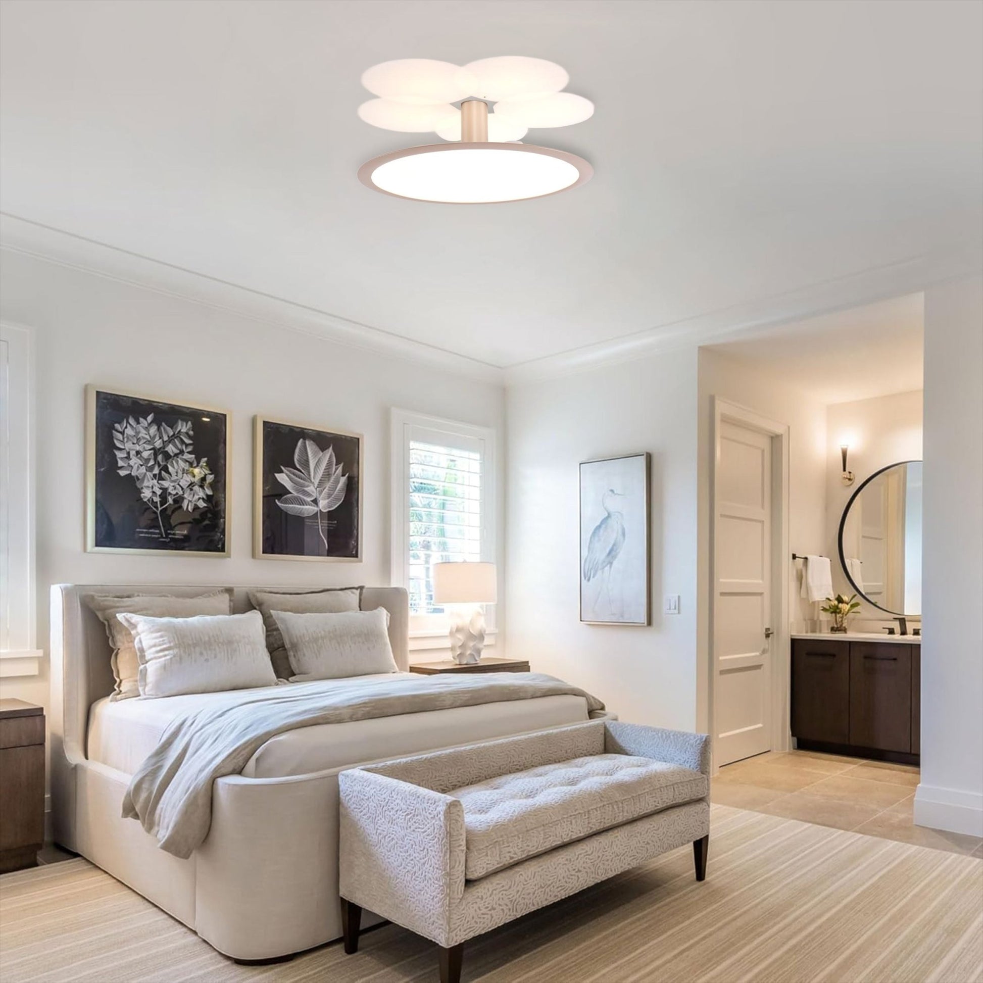 Lightsin Brushed Rose Gold Aluminum Pendant Light with Stepless Dimming - House Comfort