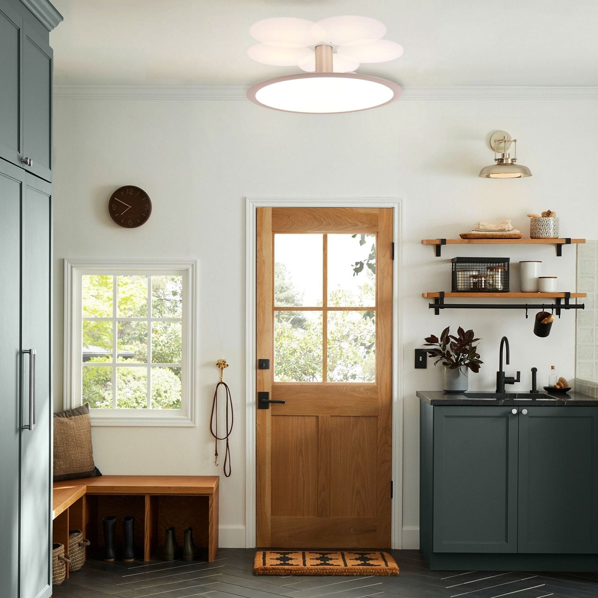 Lightsin Brushed Rose Gold Aluminum Pendant Light with Stepless Dimming - House Comfort