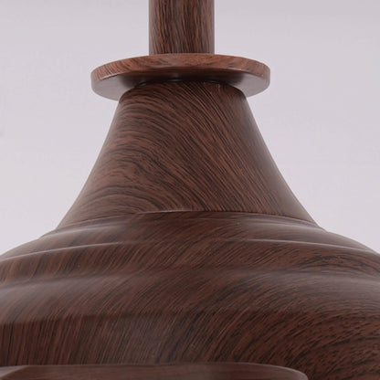 Lightsin Ceiling Fan with Light Copper Halo and Sleek Acrylic Design - House Comfort