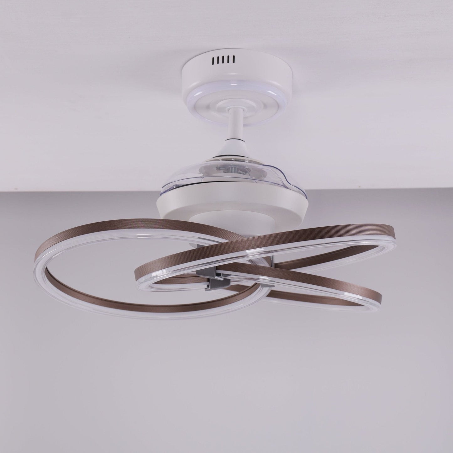 Lightsin Ceiling Fan with Light Quiet Copper Aluminum Fan Light with Remote Timer Control - House Comfort
