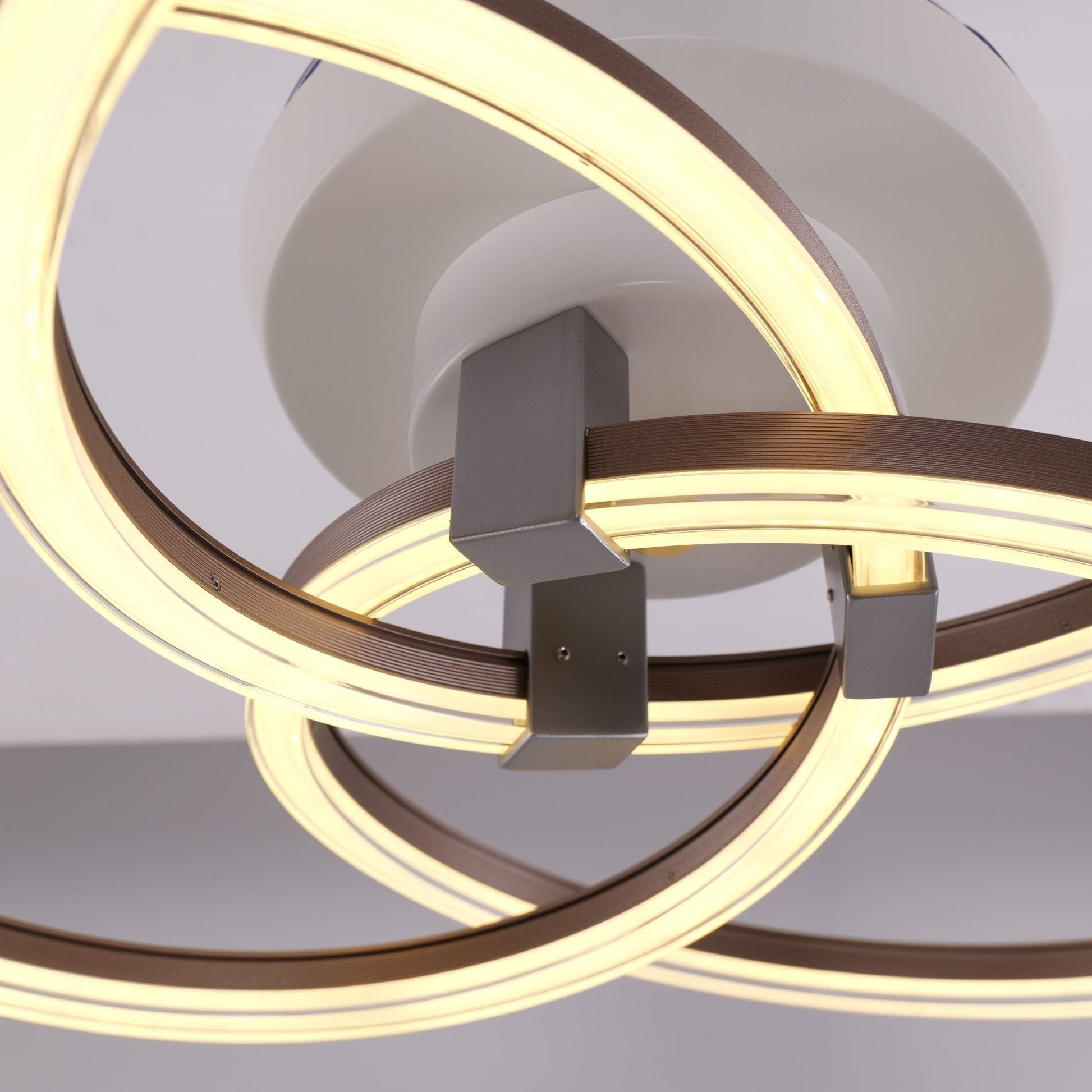 Lightsin Ceiling Fan with Light Quiet Copper Aluminum Fan Light with Remote Timer Control - House Comfort