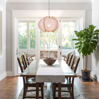 Lightsin Charming Ceiling Light Rustic Elegance with Paper Rope - House Comfort