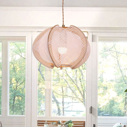 Lightsin Charming Ceiling Light Rustic Elegance with Paper Rope - House Comfort