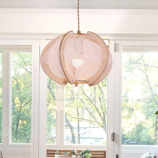 Lightsin Charming Ceiling Light Rustic Elegance with Paper Rope - House Comfort