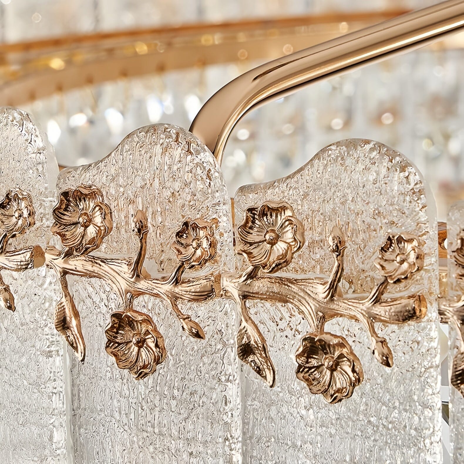 Lightsin Contemporary Crystal Pendant Light Oval and Round Dimmable Ceiling Fixture for Living Room and Hall - House Comfort