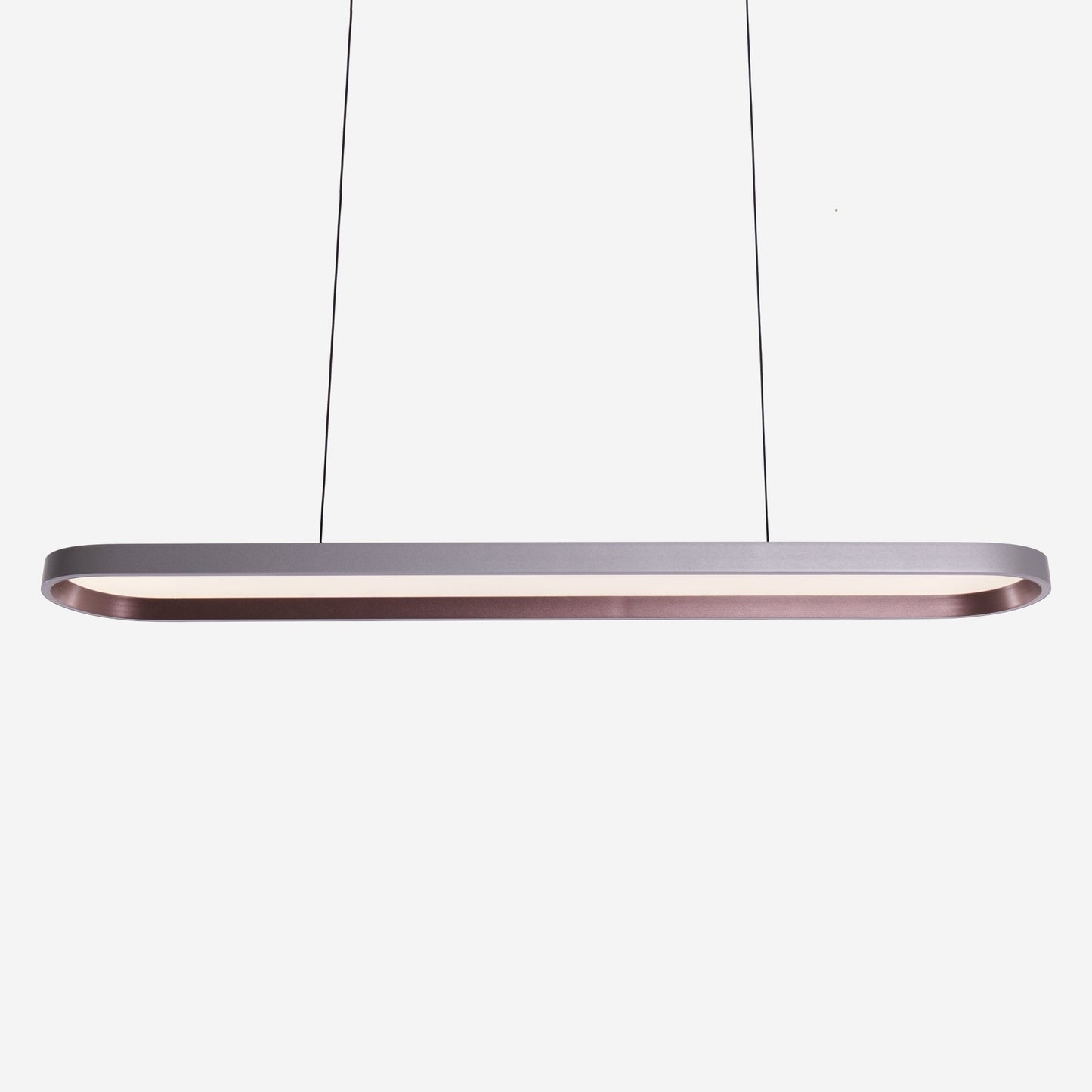 Lightsin Contemporary Gray - Brown Elliptical Dimmable Pendant Light - House Comfort