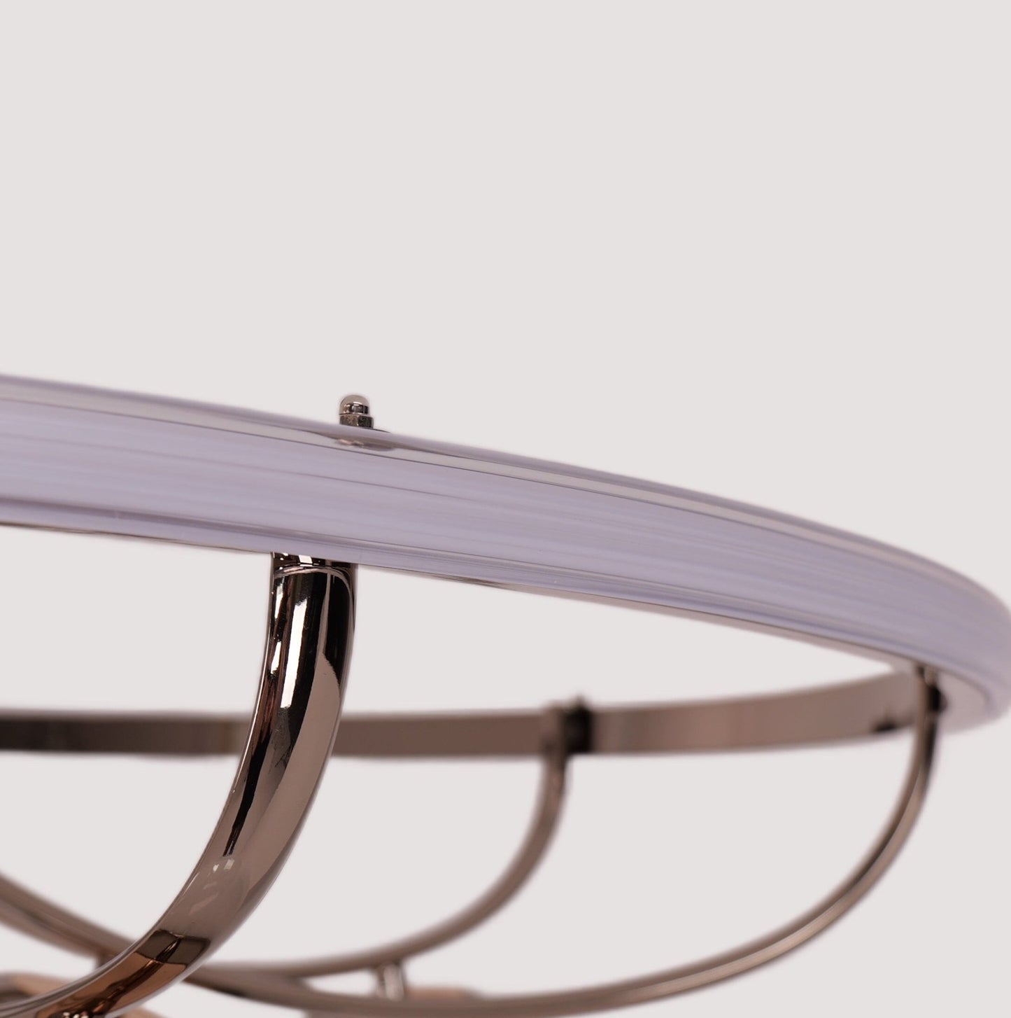 Lightsin Contemporary Iron Aluminum LED Ceiling Light with Marble Glass - House Comfort