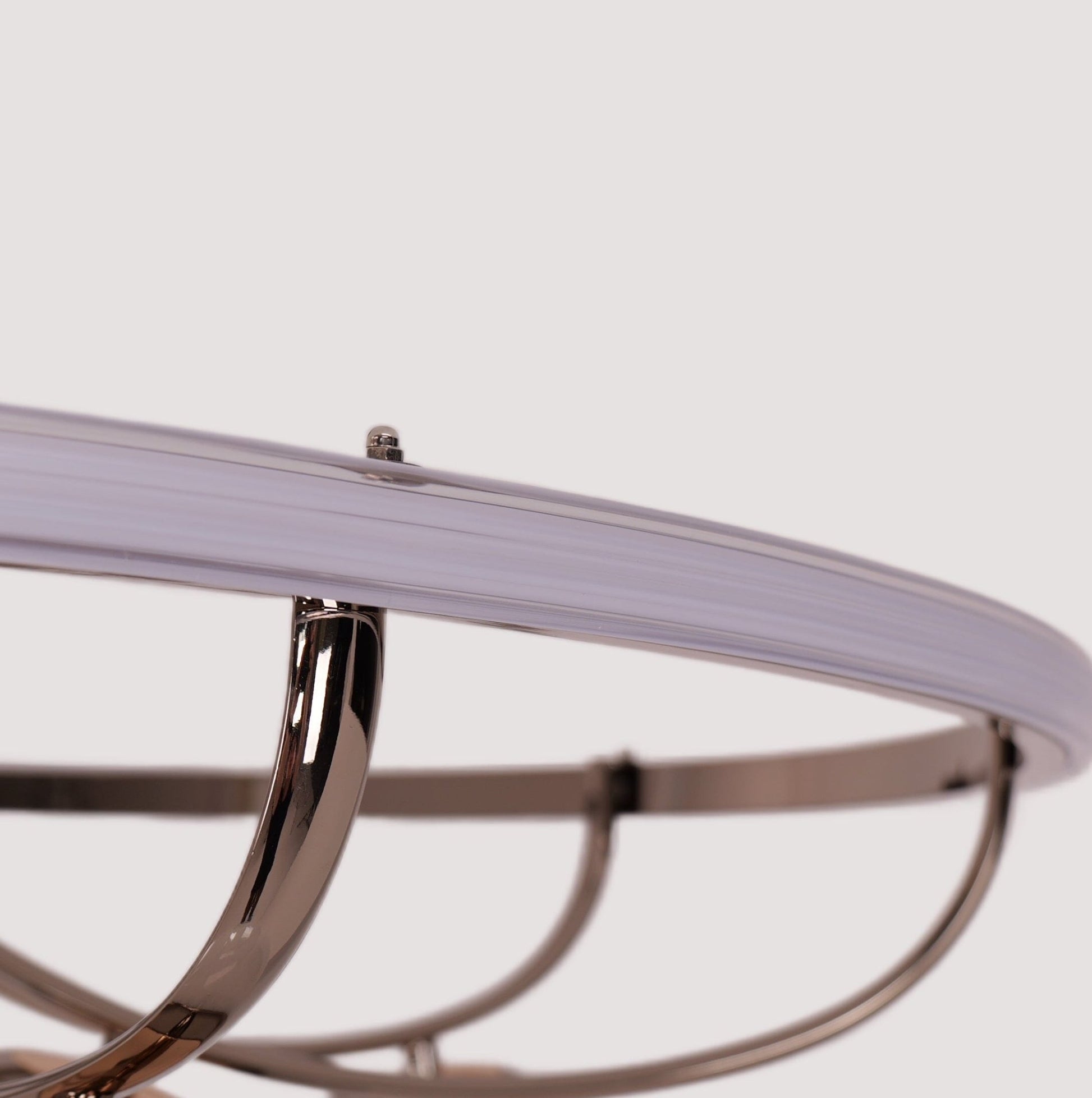 Lightsin Contemporary Iron Aluminum LED Ceiling Light with Marble Glass - House Comfort