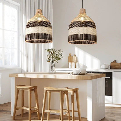 Lightsin Creative High - Quality Handcrafted Rattan Pendant Light - House Comfort