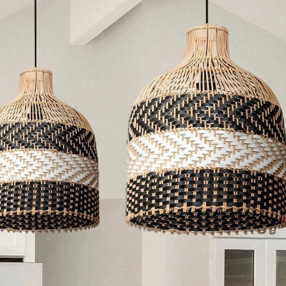 Lightsin Creative High - Quality Handcrafted Rattan Pendant Light - House Comfort