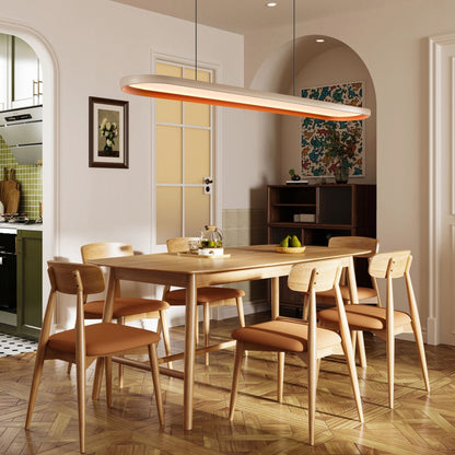 Lightsin Dimmable LED Pendant Light Oval Ceiling Light UK - House Comfort