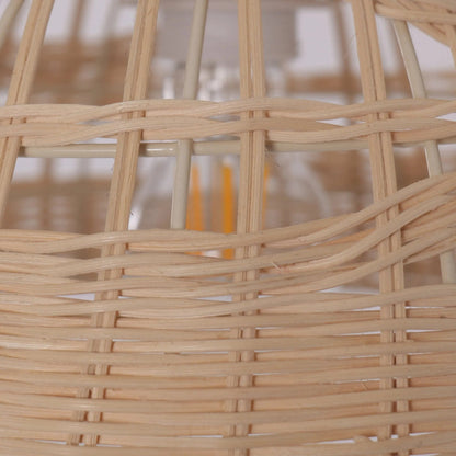 Lightsin Eco - Friendly Dome - Shaped Rattan Pendant Light for Home Decor - House Comfort
