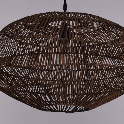 Lightsin Eco Friendly Rattan Pendant Light Handwoven Rustic Farmhouse Ceiling Light - House Comfort