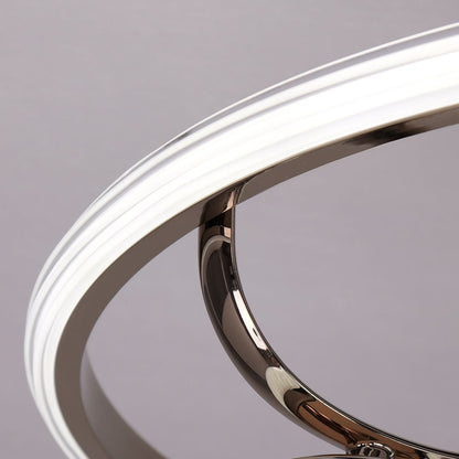 Lightsin Elegant Circular Ceiling Light with Four Orbs - House Comfort