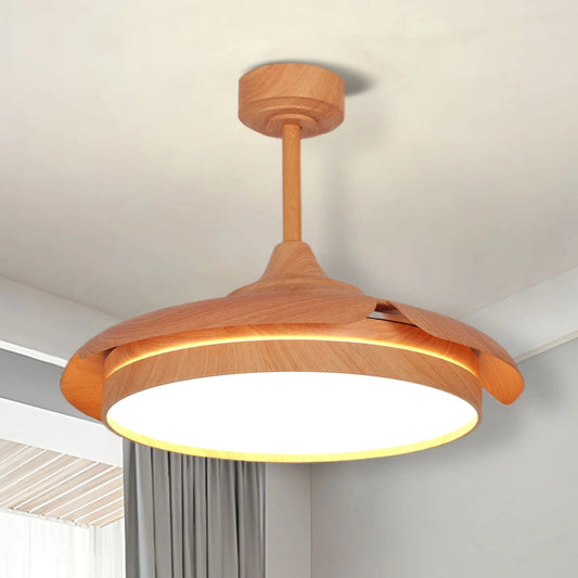 Lightsin Elegant Contemporary Ceiling Fan Light Featuring Soft LED Illumination - House Comfort
