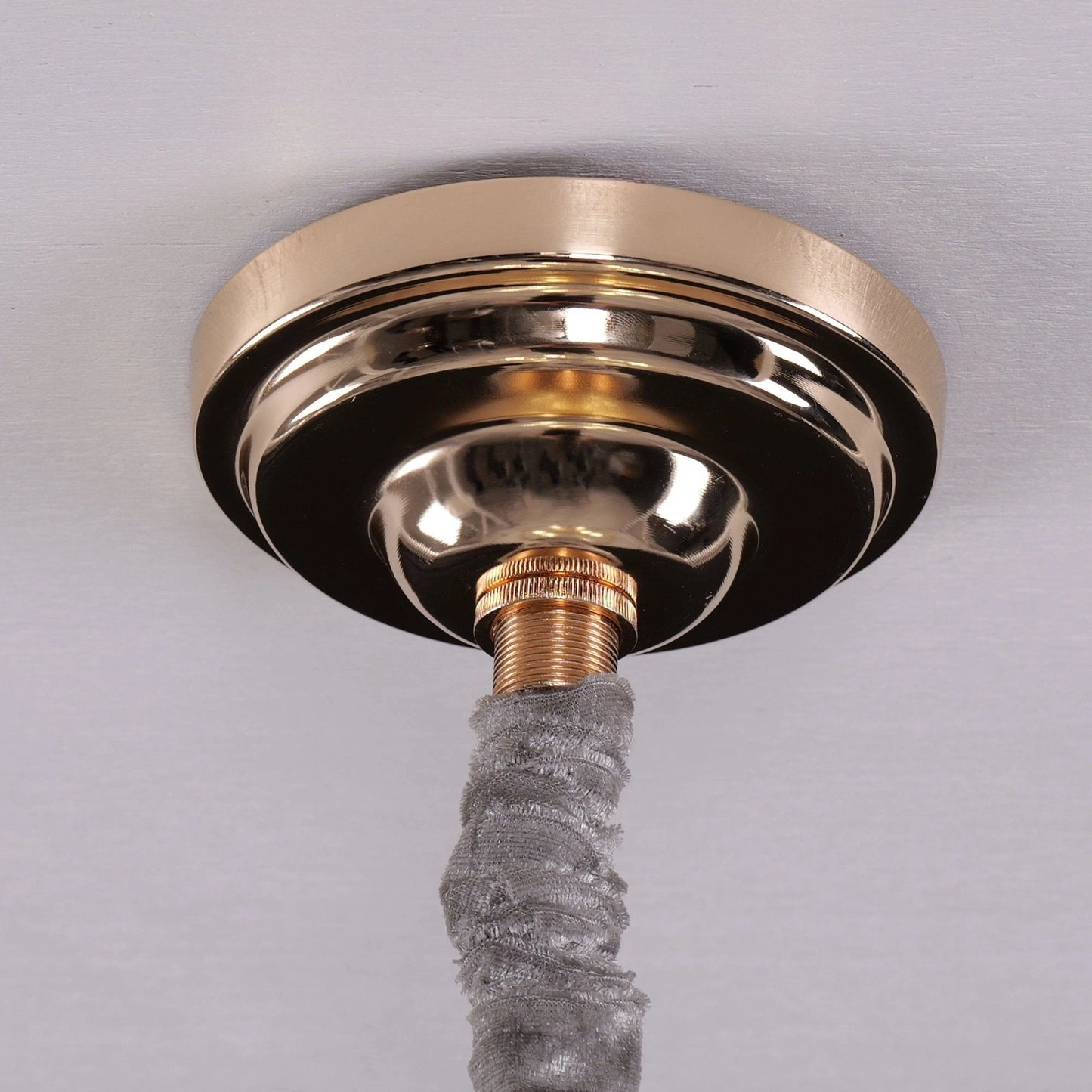 Lightsin Elegant Crystal - Accented Champagne Gold Crystal Chandelier Pendant Light - House Comfort