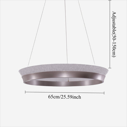 Lightsin Elegant Crystal Ring Chandelier Premium Pendant Light - House Comfort