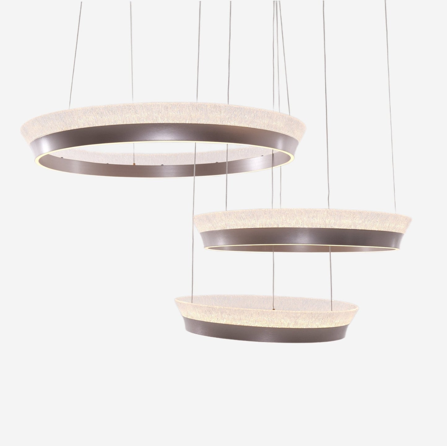 Lightsin Elegant Crystal Ring Chandelier Premium Pendant Light - House Comfort