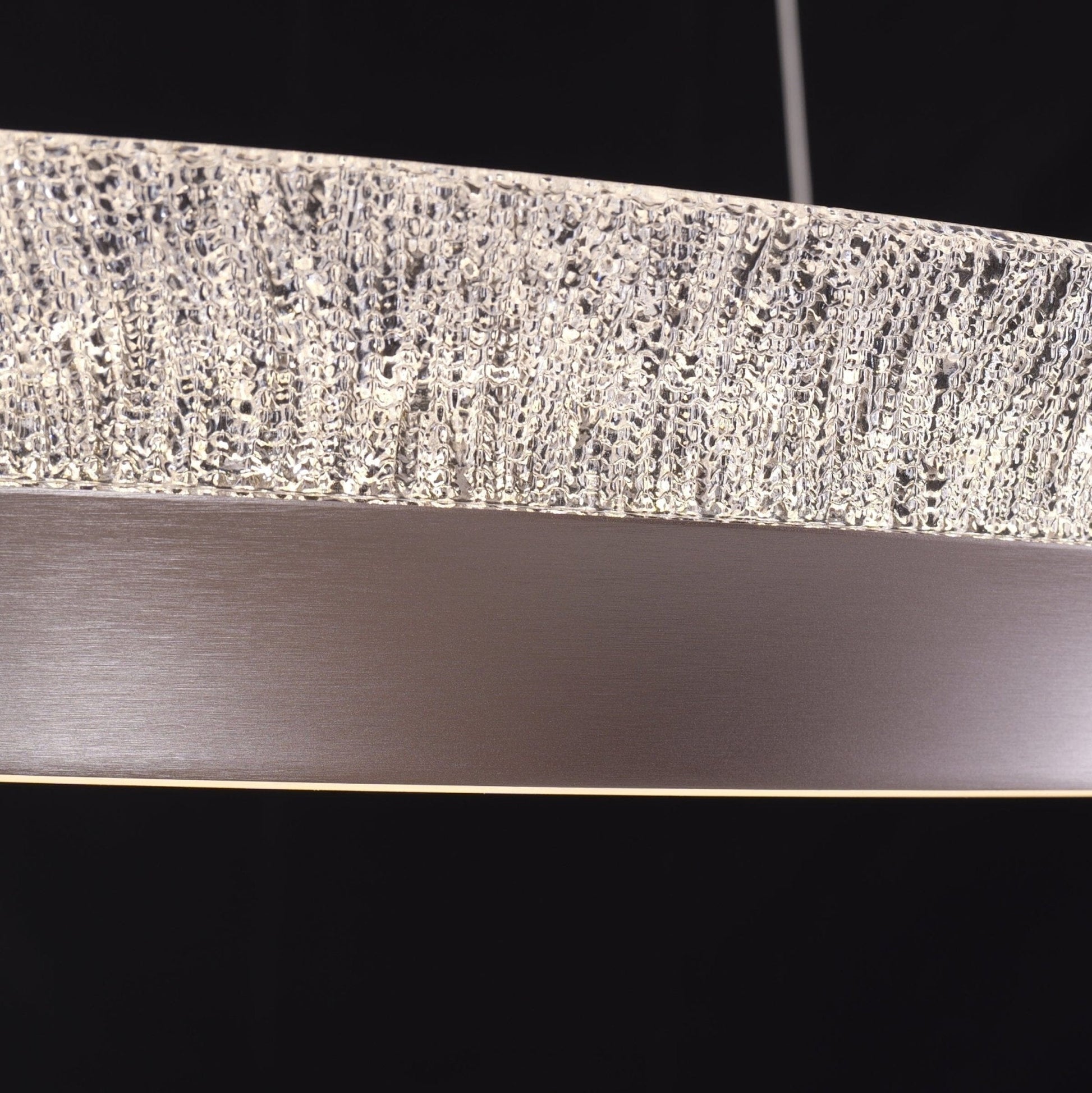 Lightsin Elegant Crystal Ring Chandelier Premium Pendant Light - House Comfort