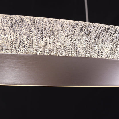 Lightsin Elegant Crystal Ring Chandelier Premium Pendant Light - House Comfort