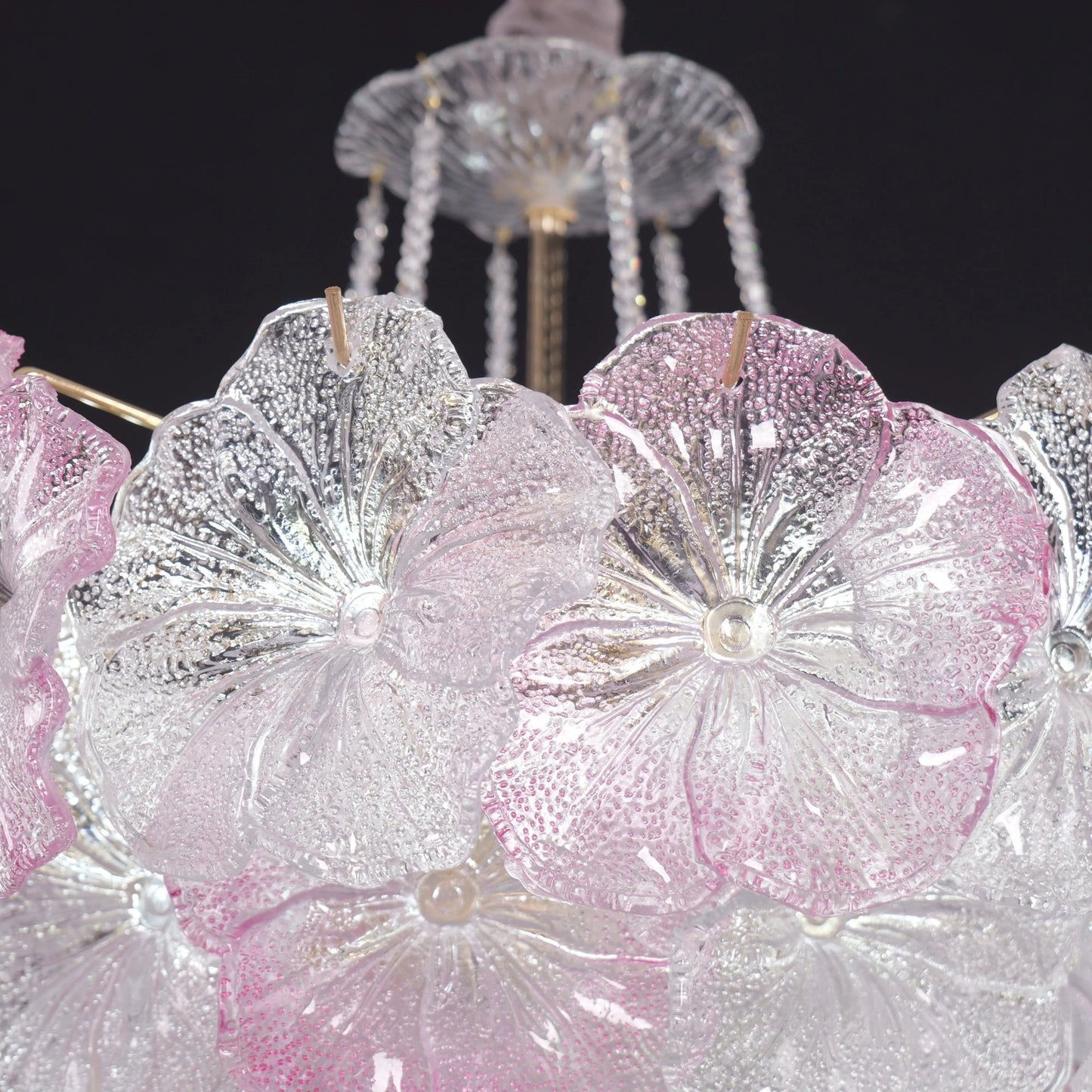 Lightsin Elegant Glass Chandelier with Adjustable Hanging Length - House Comfort