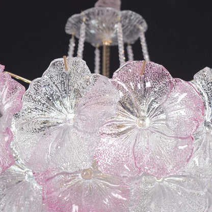 Lightsin Elegant Glass Chandelier with Adjustable Hanging Length - House Comfort