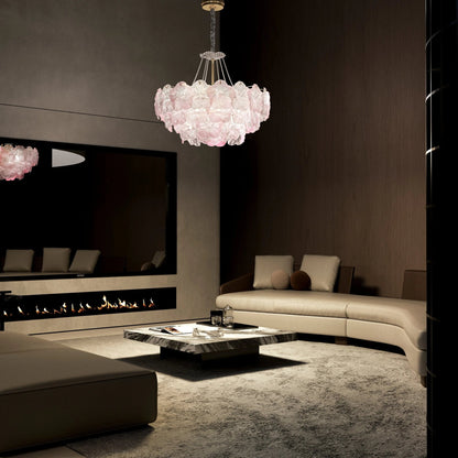 Lightsin Elegant Glass Chandelier with Adjustable Hanging Length - House Comfort